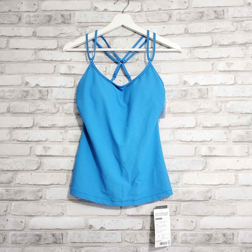 Athleta Cloudbreak Rib Bra Size Tankini Top 32D